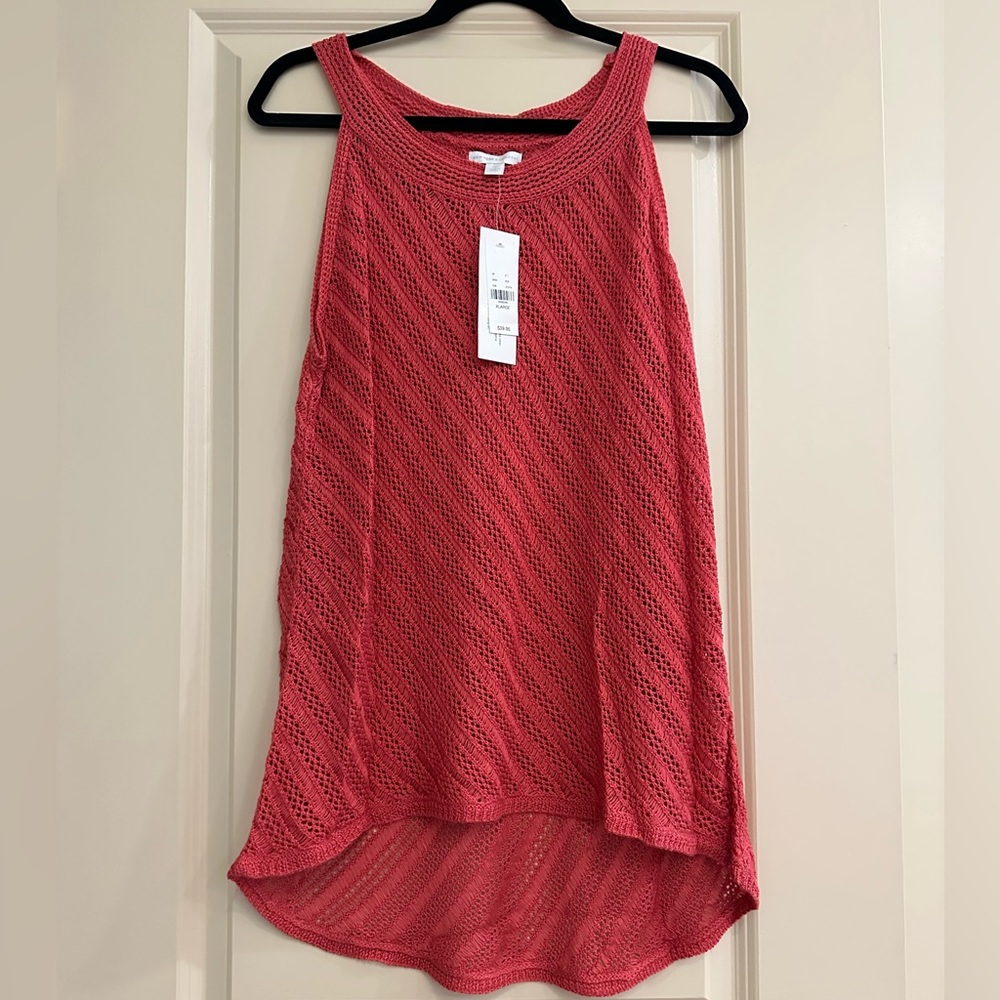 Sleeveless Crochet Tank